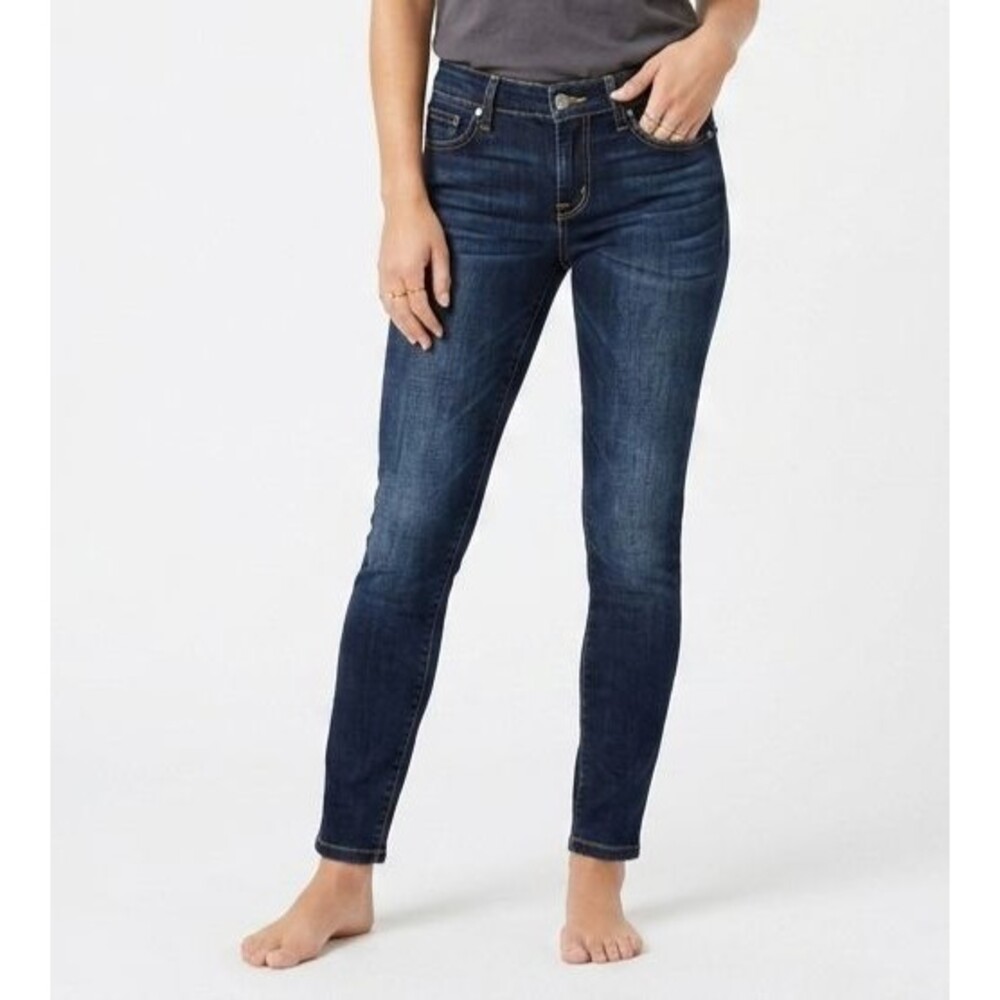 Hudson Krista Super Skinny Jeans Size 26 Dark Wash Indigo Blue Mid Rise Stretch
